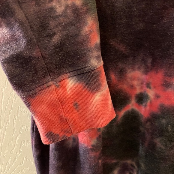 Unisex Pink and Purple Tie Dye Crewneck the brand Koto at Urban Outfitters - Picture 3 of 6